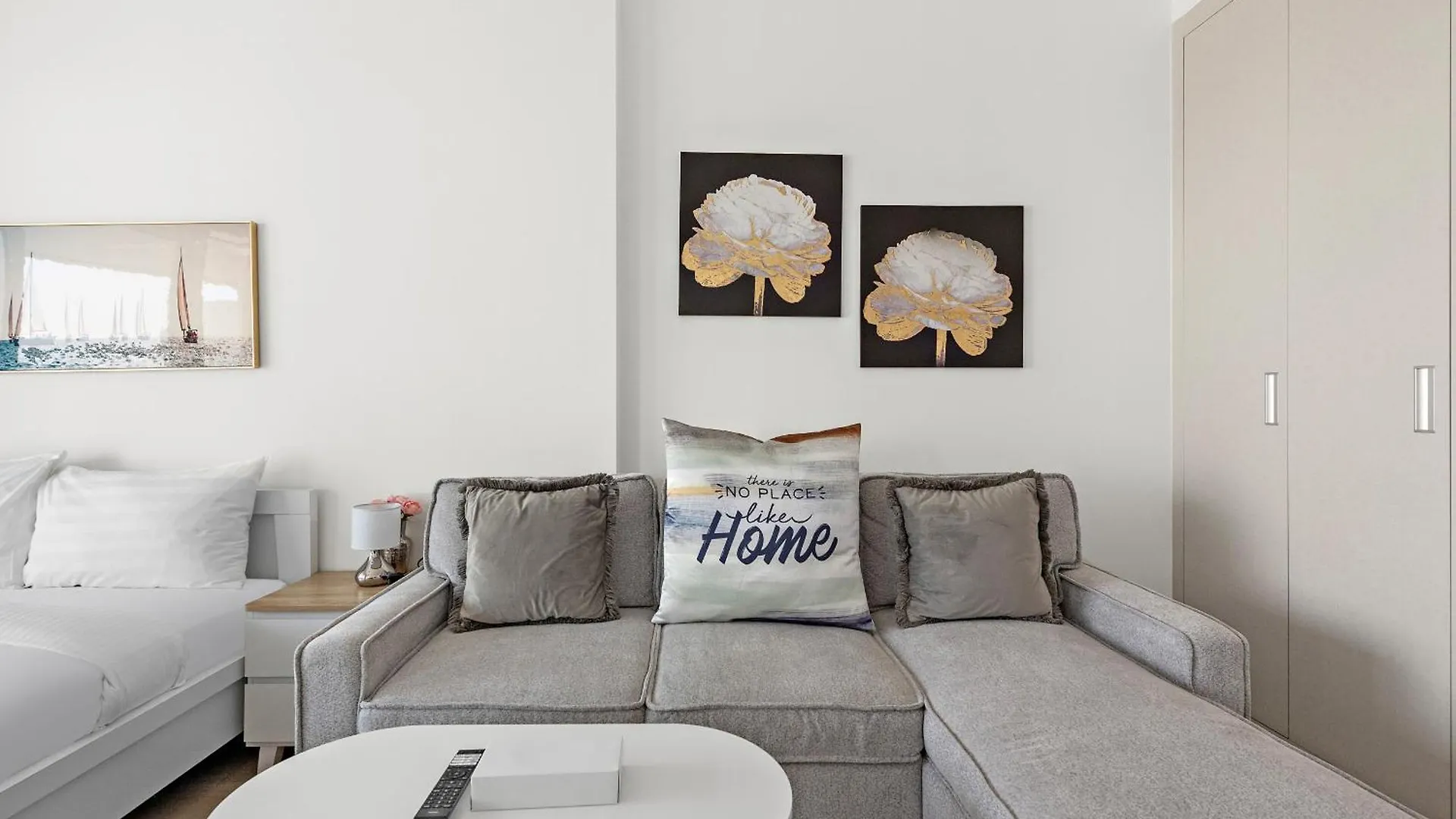 Modern Studio With Sofa Bed In Jvc- Dubai Apartment